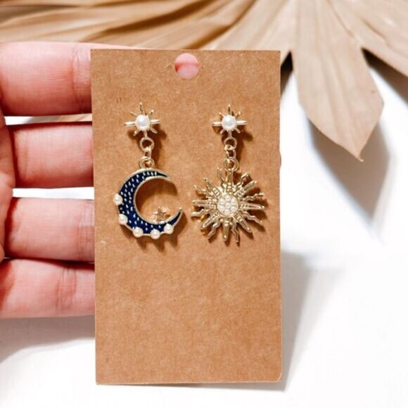 Boho dangle earrings N376 - Picture 4 of 4